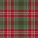 Paravent à deux faces 180 cm fabriqué en mdf et toile avec décor tartan rouge et vert feeby-02