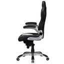 Housse de chaise de bureau Racing en simili cuir noir_03