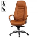 Chaise de Bureau Austin Cuir Véritable Caramel_02