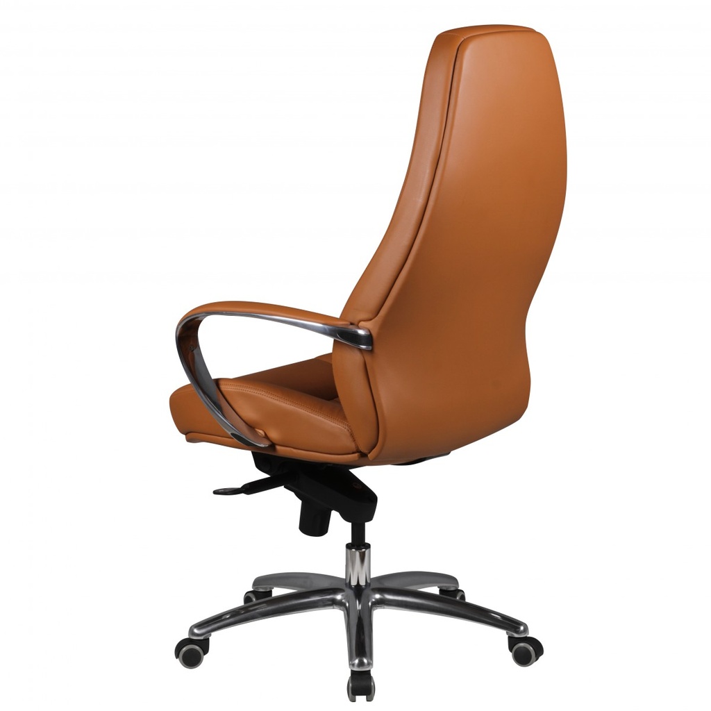 Chaise de Bureau Austin Cuir Véritable Caramel_04