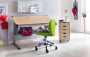 Chaise de bureau pour enfant ANNA pour enfants à partir de 6 ans avec dossier, vert_02