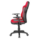 Chaise de bureau enfant SPEEDY rouge/gris pour enfants à partir de 8 ans avec dossier et roulettes pour sols durs_04