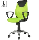 Chaise de bureau enfant KiKa noir citron vert pour enfants à partir de 6 ans avec dossier_03