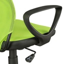 Chaise de bureau enfant KiKa noir citron vert pour enfants à partir de 6 ans avec dossier_07