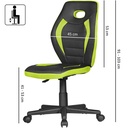 Chaise de bureau pour enfant LUAN noir/jaune pour enfants à partir de 6 ans avec dossier_02