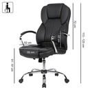 Housse de fauteuil de direction simili cuir noir_02