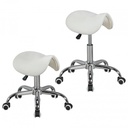 Tabouret selle Curve blanc réglable en hauteur_05