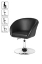 Fauteuil de Relaxation Design Simili Cuir Noir_02