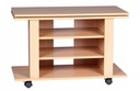 TV HiFi banc LUCA table TV en hêtre rotative et enroulable 75 x 38 x 51 cm_02