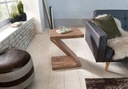 Table d'appoint MUMBAI bois massif d'acacia Z Cube 60cm de haut design marron style maison de campagne_04