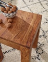 Table d'appoint MUMBAI en bois de Sesham massif 35 x 35 cm, design style maison de campagne marron foncé_04