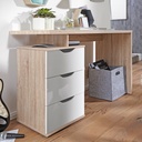 Bureau SAMO 120 x 76 x 53 cm avec 3 tiroirs en blanc Sonoma_01