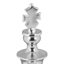 Pièce d'échecs décorative KÖNIG décoration en aluminium poli 70 cm figure décorative statue sculpture grand aluminium unique moderne XXL_03