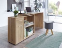 Bureau d'angle Design avec étagère Sonoma 120 x 75,5 x 106,5 cm_04