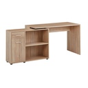 Bureau d'angle Design avec étagère Sonoma 120 x 75,5 x 106,5 cm_06