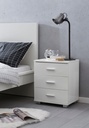 Design console de nuit blanc 45x54x34cm bois_02