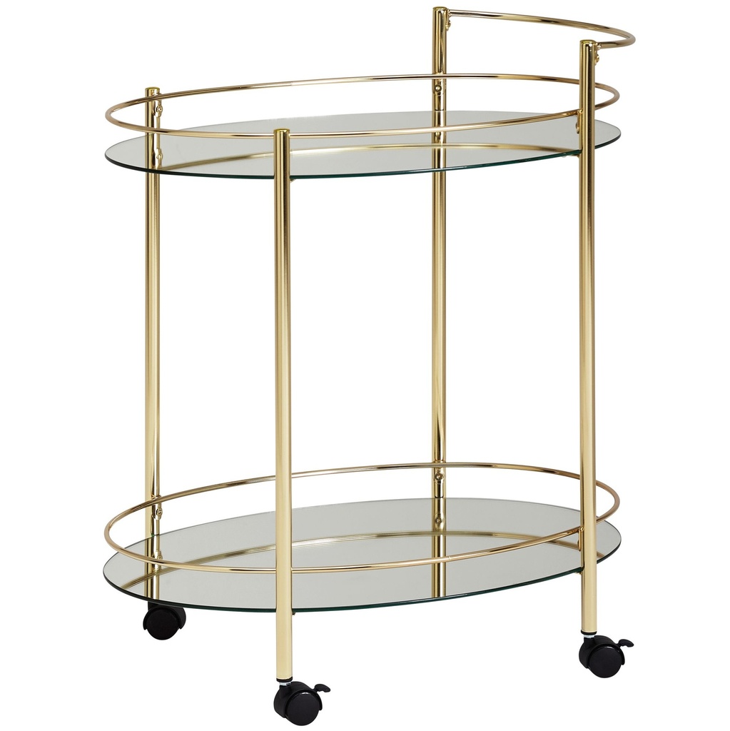 Design chariot de service or 67x79 cm Mobile Mini Bar_06