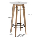 Table de bar 60x110x60 cm ronde blanche pour 4 personnes_03