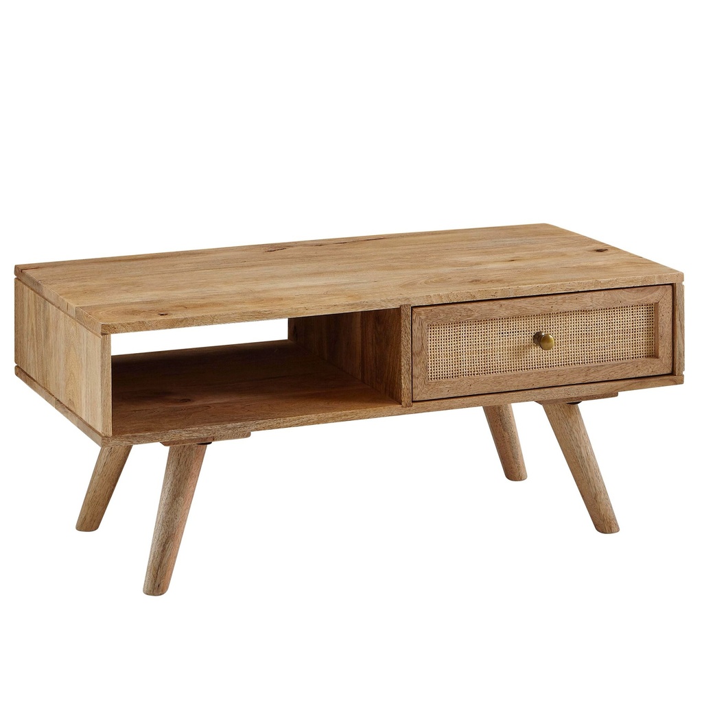 Table basse 90x40x45 cm en bois massif de manguier rectangulaire_07