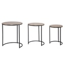 Tables d'appoint lot de 3 tables gigognes design aluminium or/noir rondes en métal, table d'appoint moderne, tables gigognes_06