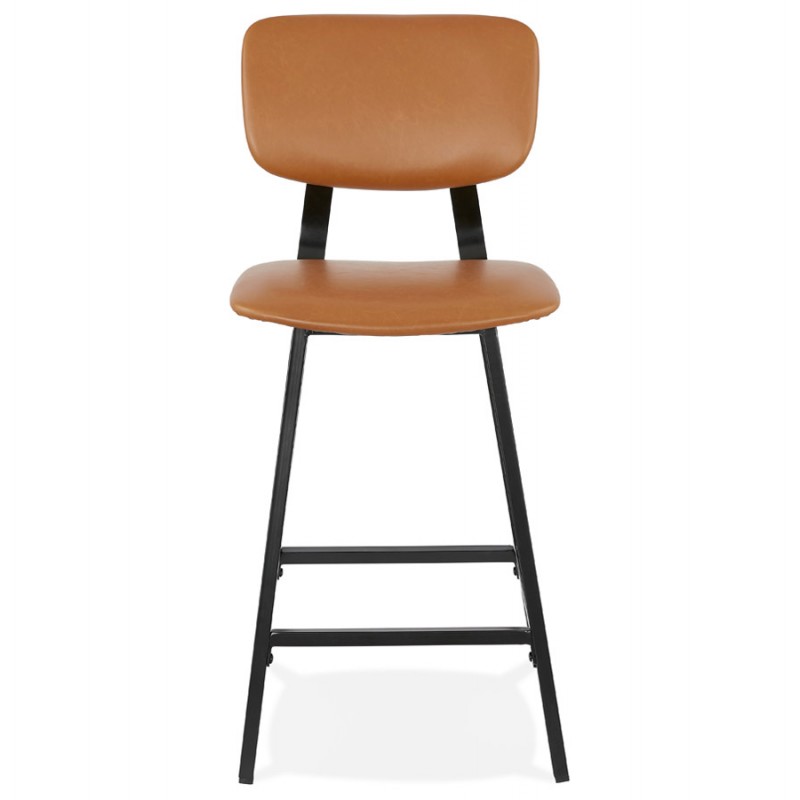 Tabouret de bar mi-hauteur retro Gonnon