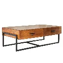 Table basse moderne Sohane en bois de manguier