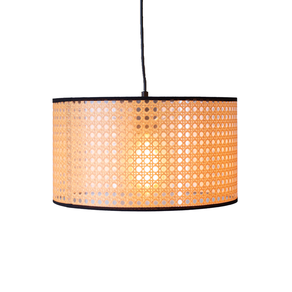 Lampe suspendue en rotin Clover