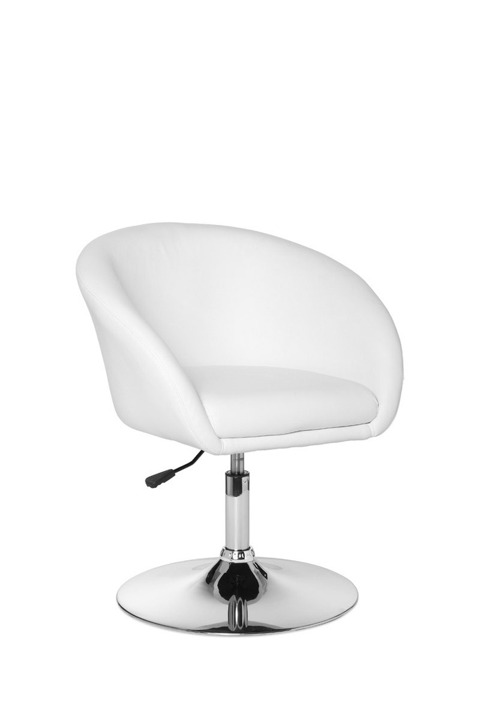 Fauteuil de Relaxation Design Simili Cuir Blanc