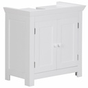 Design meuble vasque avec 2 portes blanc