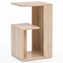 Table d'appoint 35 x 29,5 x 60 cm bois design Sonoma