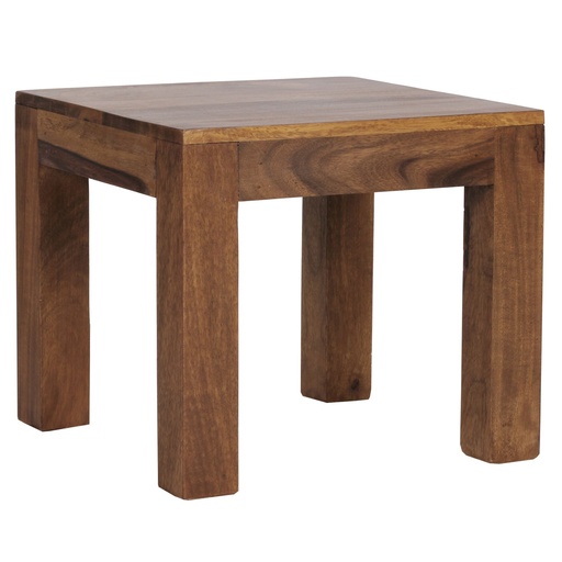 [A09547] Table basse en bois de Sesham massif 45 cm de large