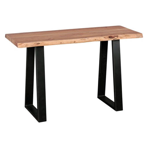 [A09714] Table console GAYA tronc d'arbre console en bois massif acacia secrétaire 120 x 45 cm