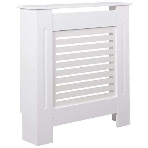 [A09909] Design Cache-radiateur laqué blanc mat 78x82x19 cm